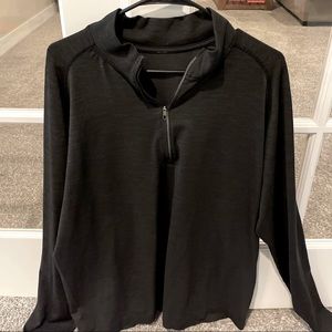 Lululemon half zip charcoal